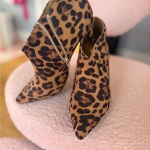 Leopard Print Ankle booties